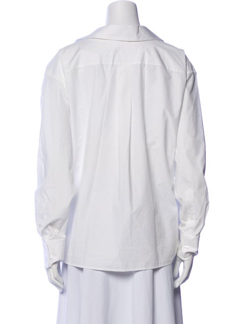 Alexanderwang.T V-Neck Long Sleeve Crop Top