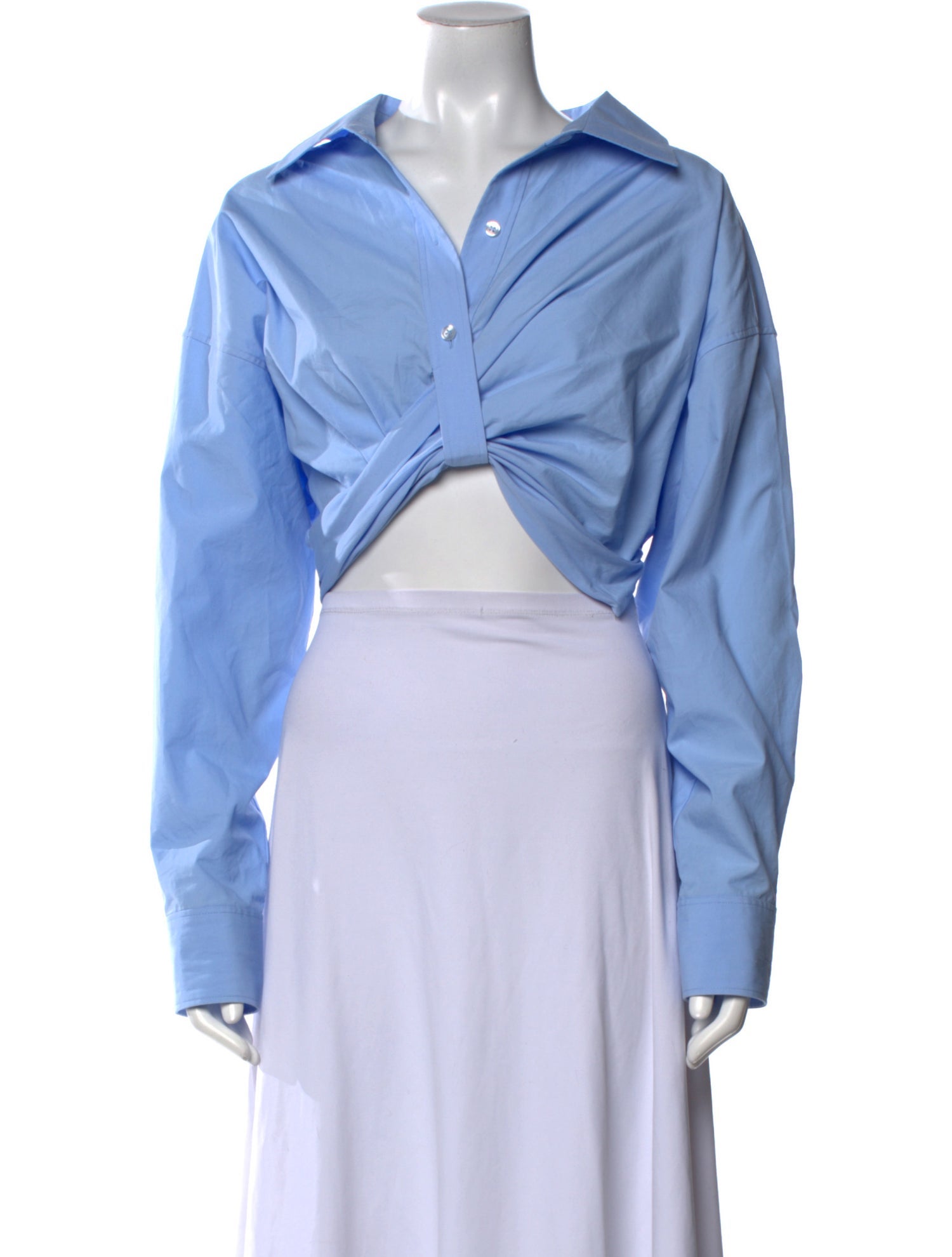 Alexanderwang.T Long Sleeve Crop Top