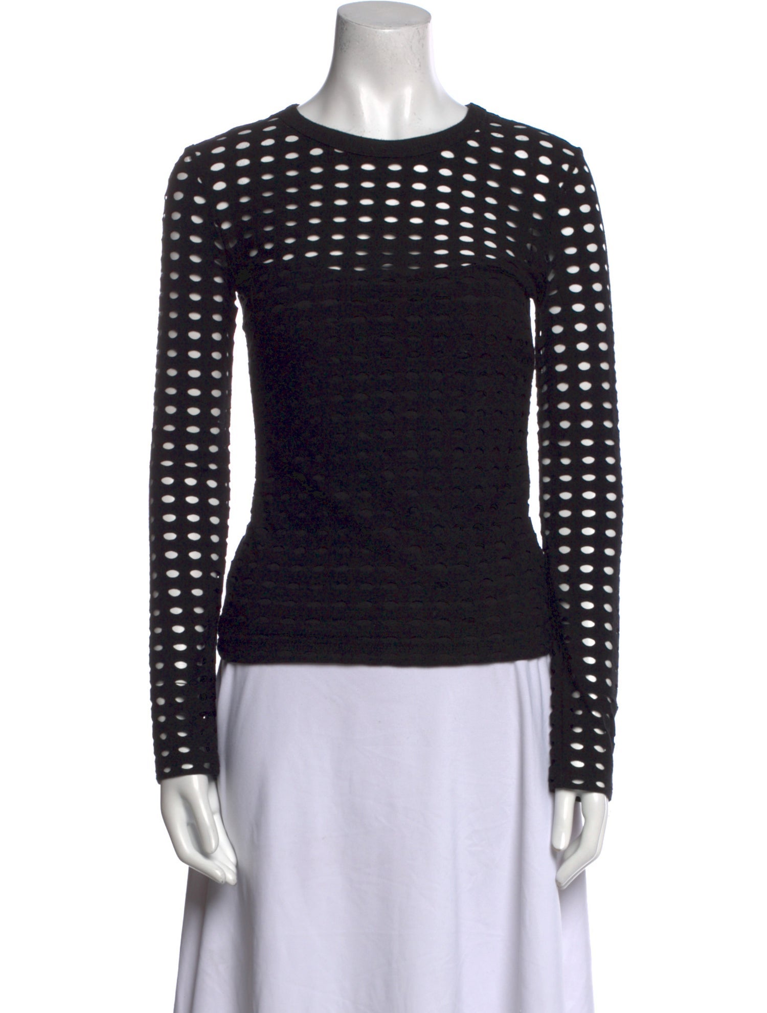 Alexanderwang.T Crew Neck Long Sleeve Top