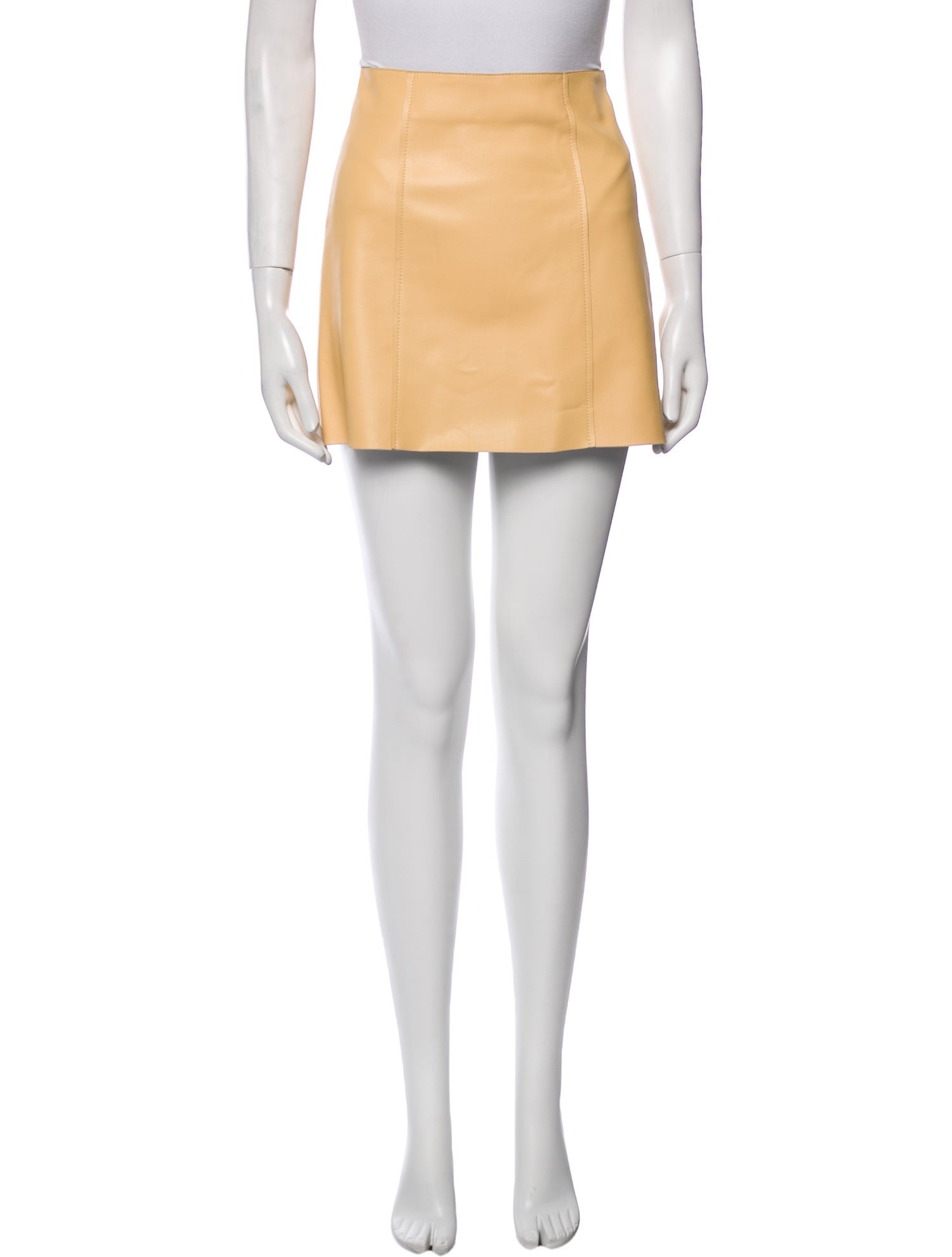 Alexanderwang.T Lambskin Mini Skirt