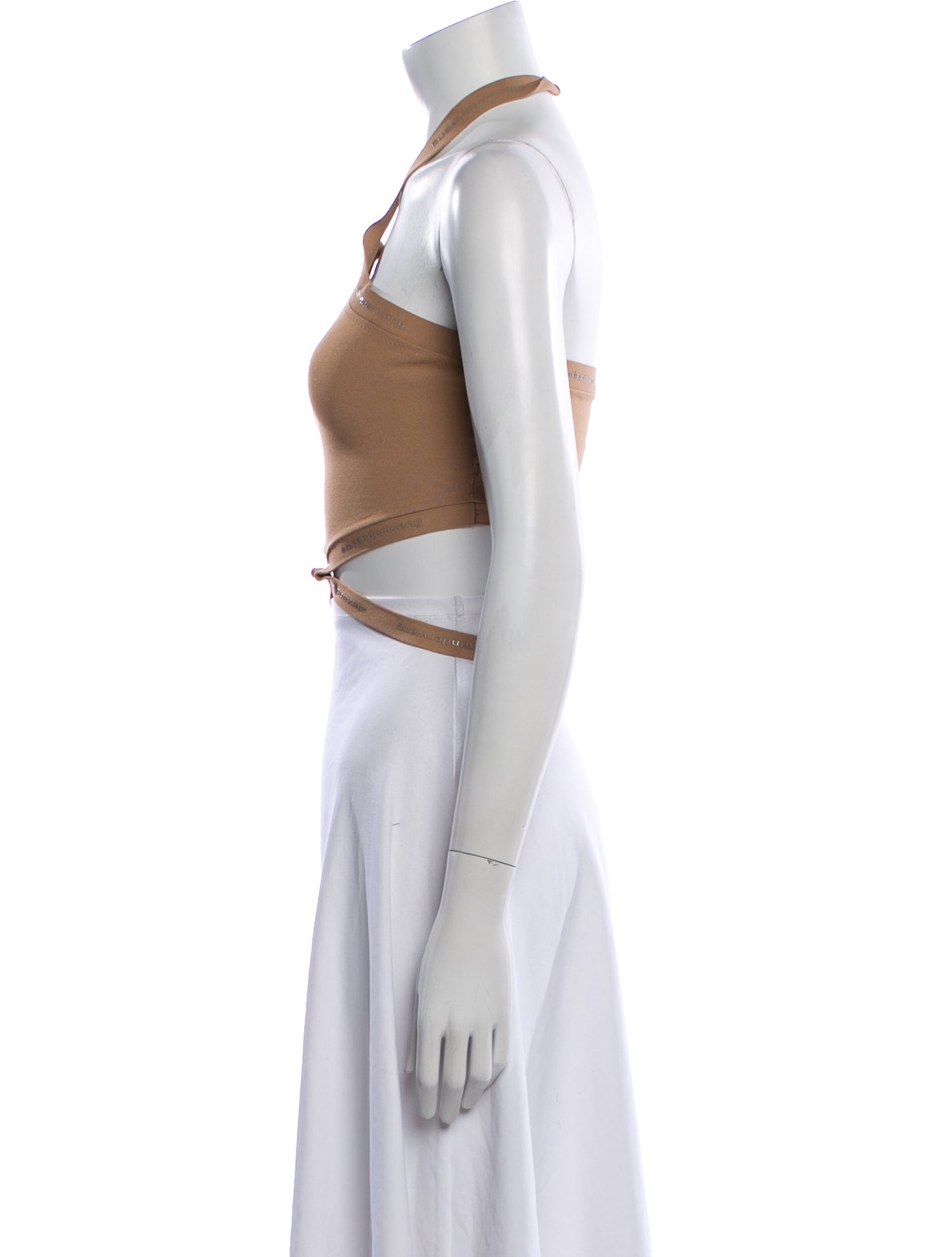 Alexanderwang.T Halterneck Sleeveless Crop Top