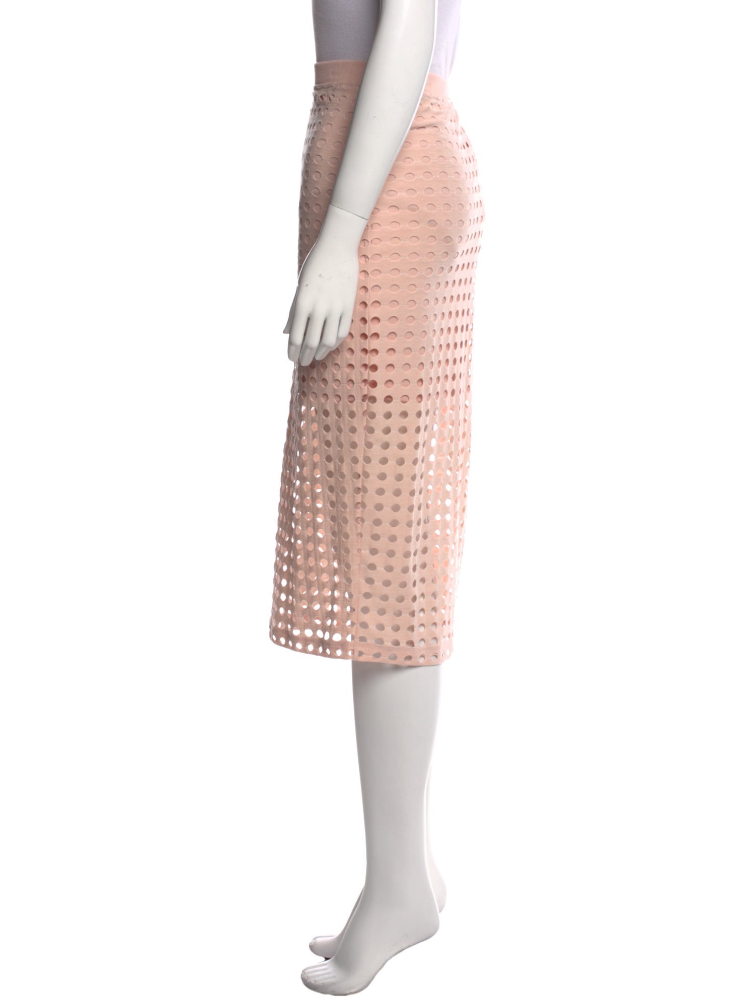 Alexanderwang.T Lasercut Accents Knee-Length Skirt