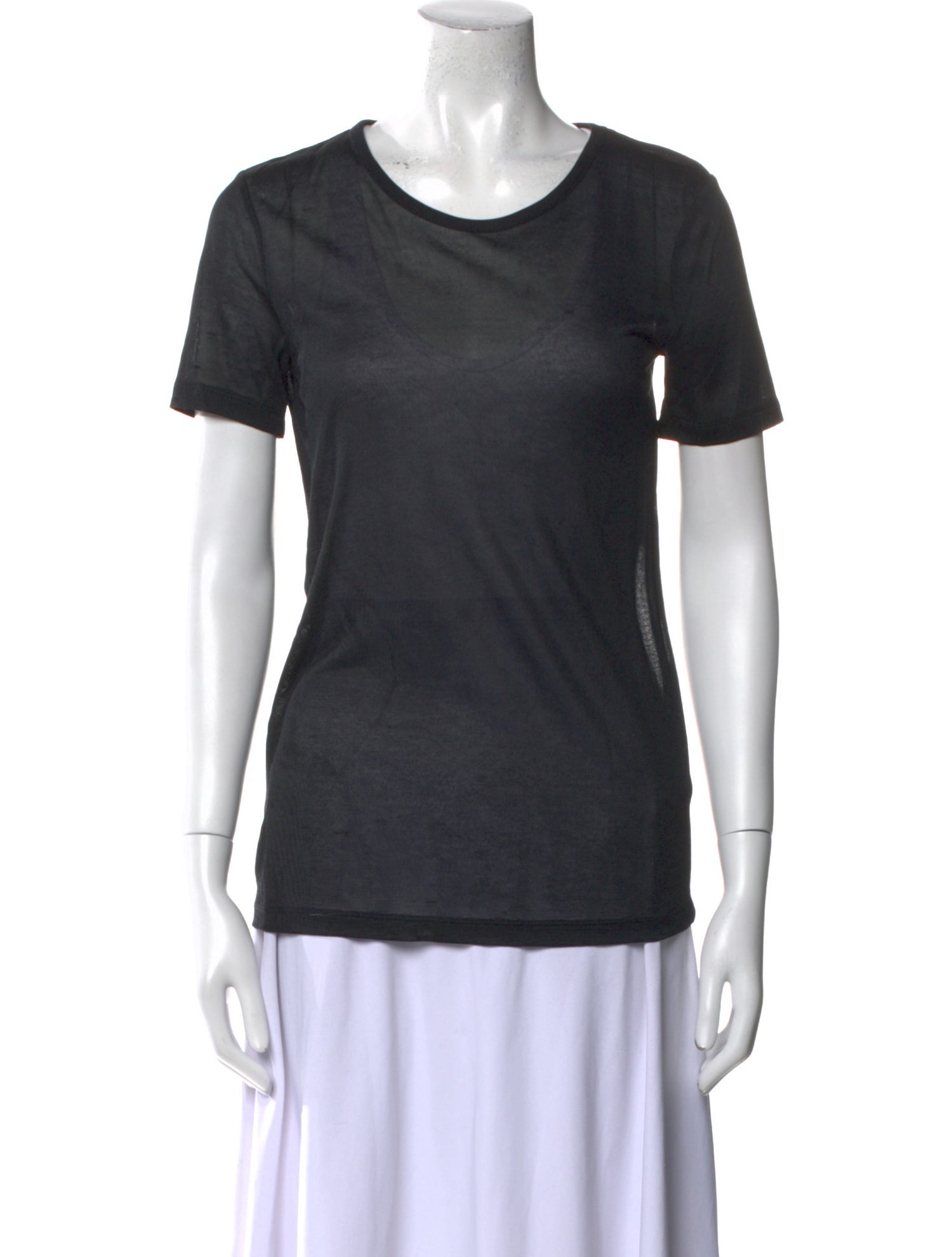 Alexanderwang.T Scoop Neck Short Sleeve T-Shirt