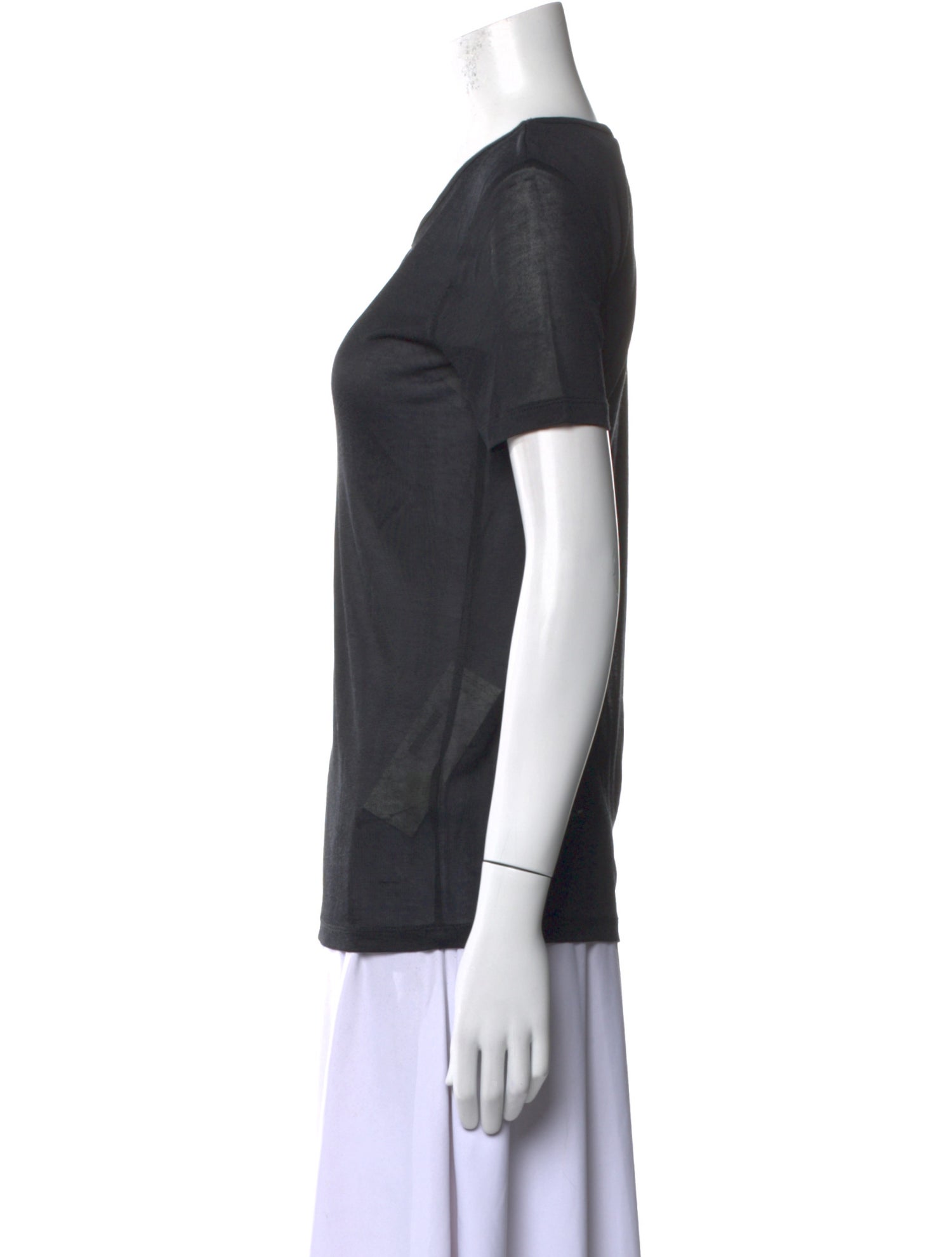 Alexanderwang.T Scoop Neck Short Sleeve T-Shirt