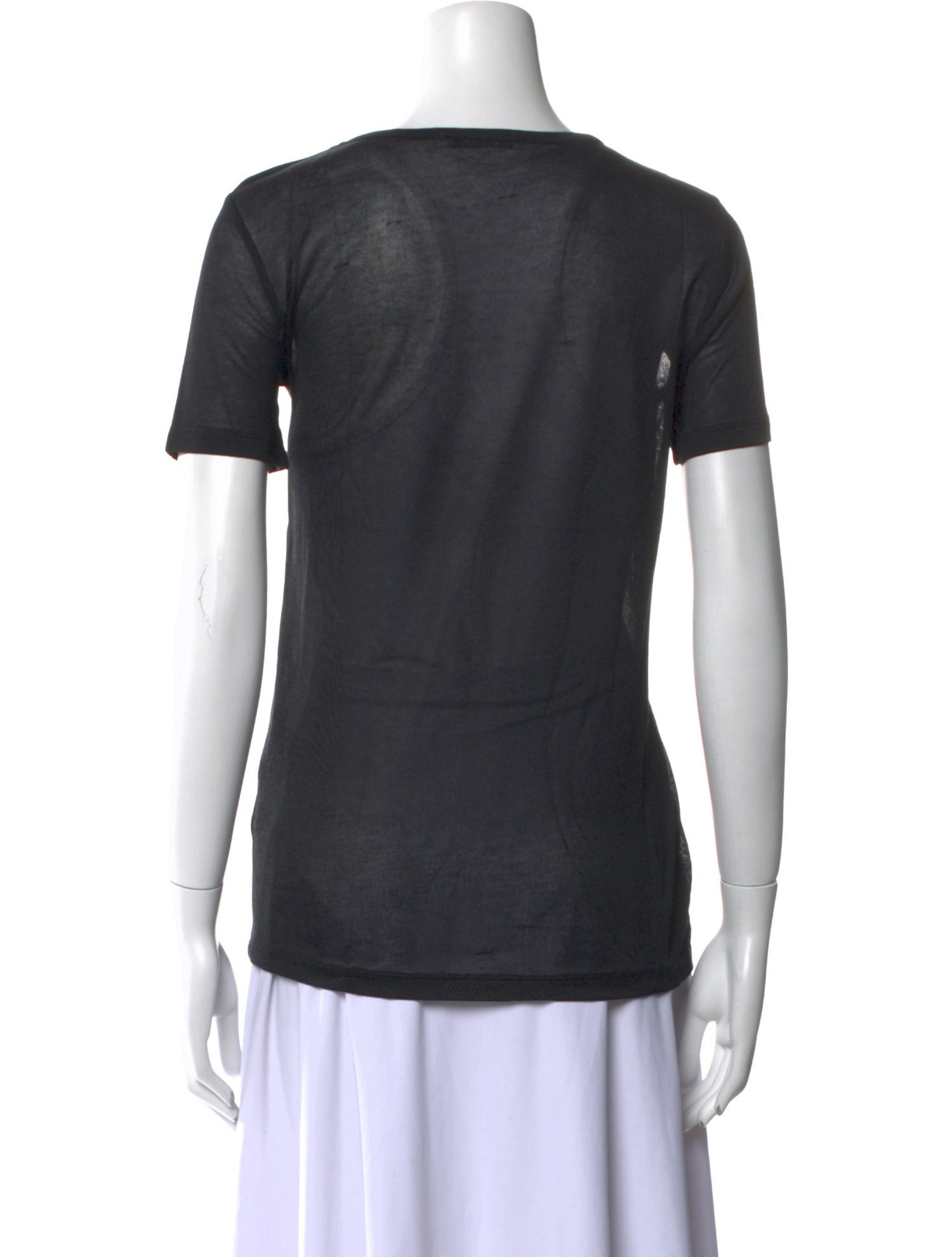 Alexanderwang.T Scoop Neck Short Sleeve T-Shirt