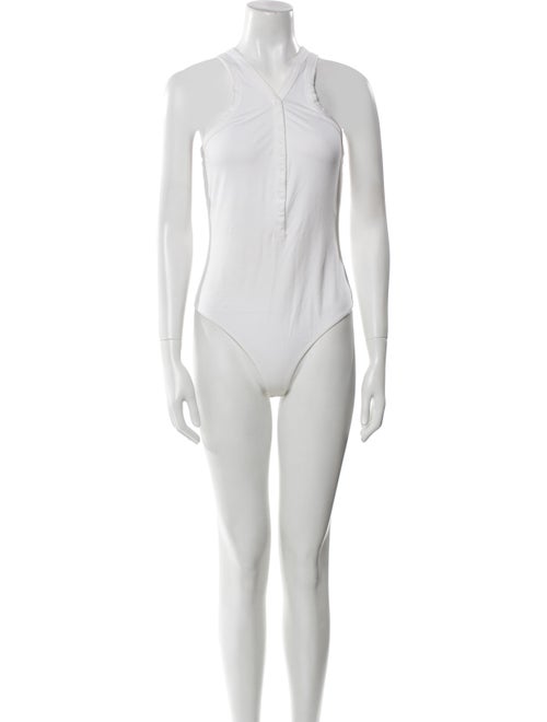 Alexanderwang.T V-Neck Sleeveless Bodysuit