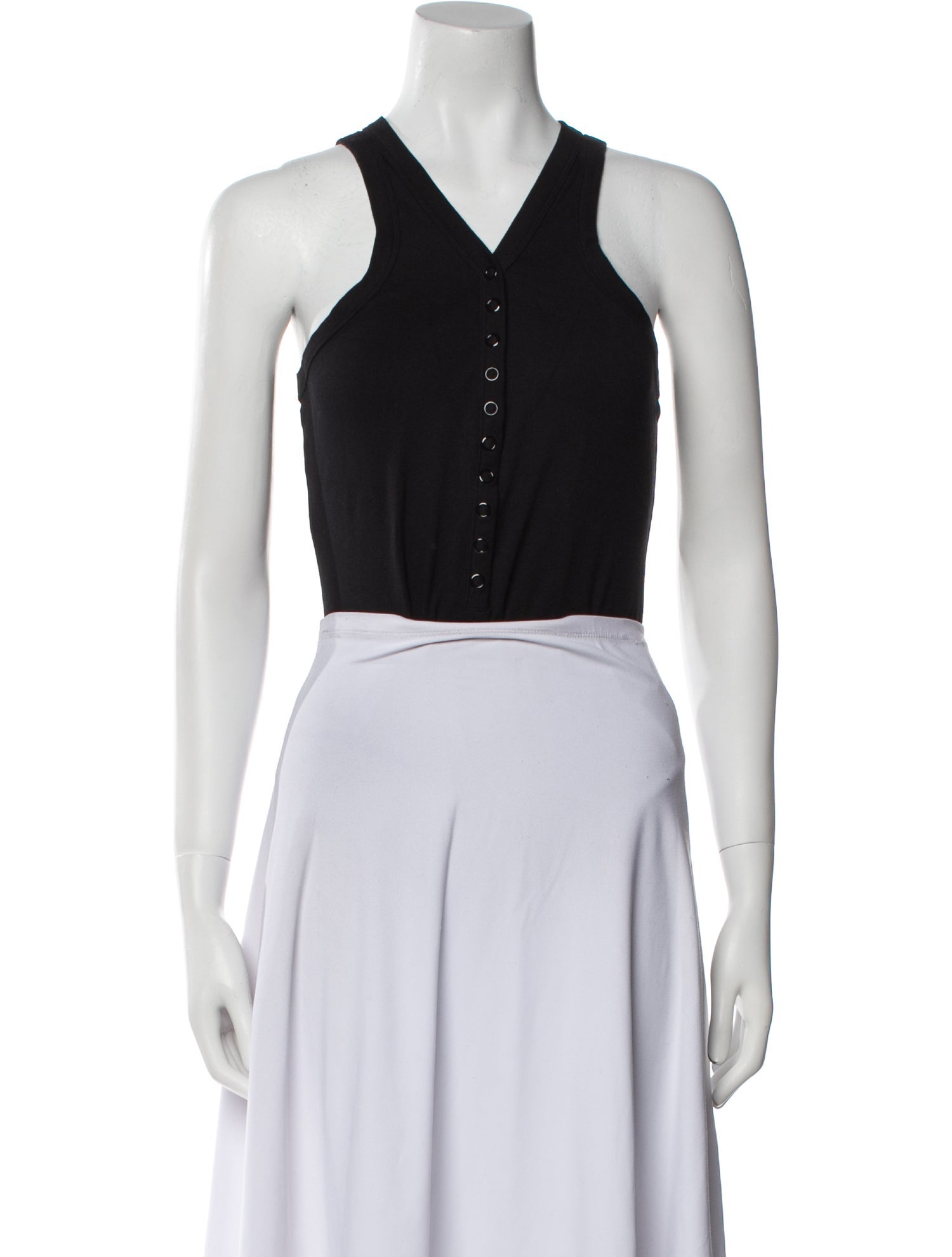 Alexanderwang.T Halterneck Sleeveless Crop Top