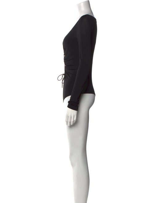 Alexanderwang.T V-Neck Long Sleeve Bodysuit