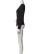Alexanderwang.T V-Neck Long Sleeve Bodysuit