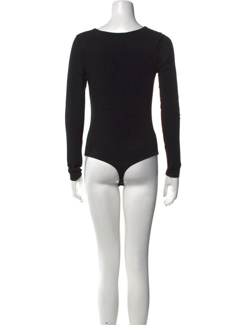 Alexanderwang.T V-Neck Long Sleeve Bodysuit