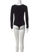 Alexanderwang.T V-Neck Long Sleeve Bodysuit