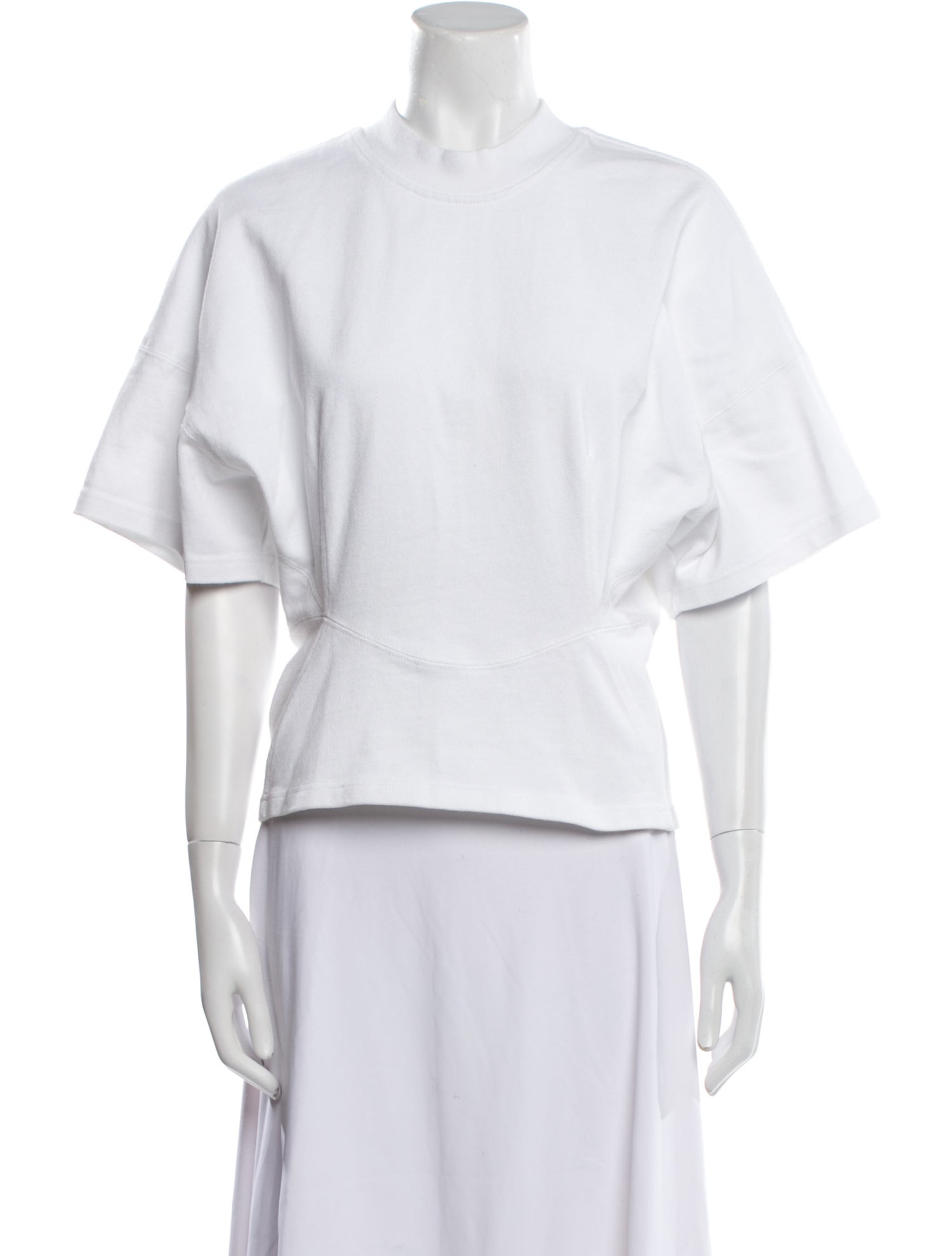 Alexanderwang.T Mock Neck Short Sleeve T-Shirt