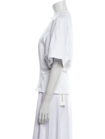 Alexanderwang.T Mock Neck Short Sleeve T-Shirt