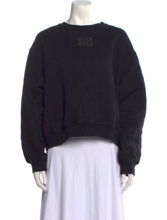Alexanderwang.T Crew Neck Long Sleeve Sweatshirt