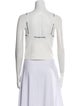 Alexanderwang.T Square Neckline Sleeveless Crop Top
