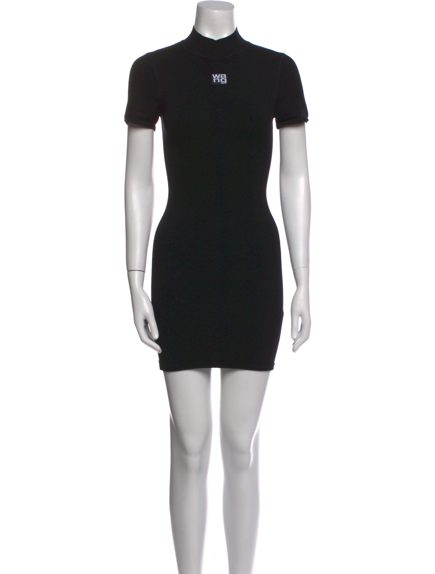 Alexanderwang.T Mock Neck Mini Dress
