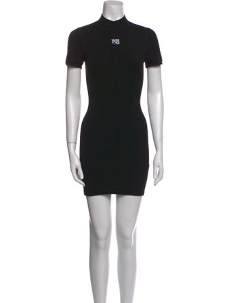 Alexanderwang.T Mock Neck Mini Dress