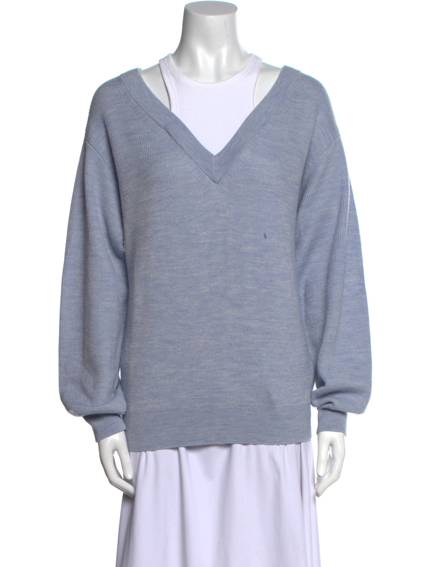 Alexanderwang.T Merino Wool V-Neck Sweater