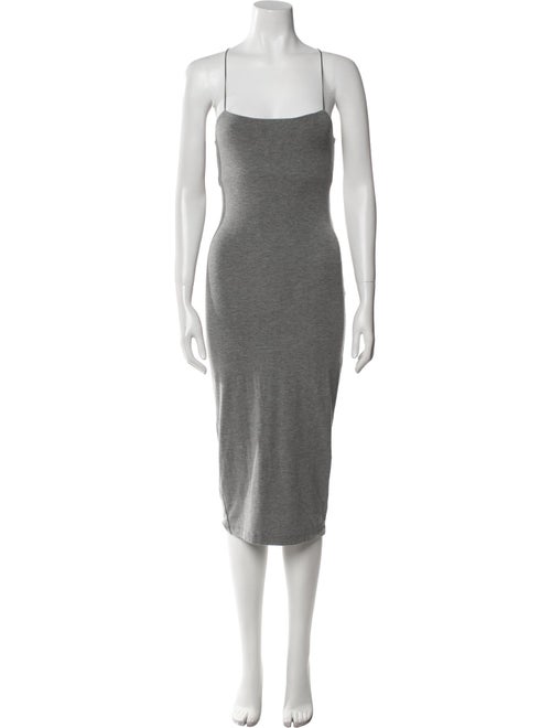 Alexanderwang.T Square Neckline Midi Length Dress