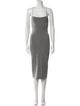 Alexanderwang.T Square Neckline Midi Length Dress