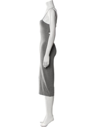 Alexanderwang.T Square Neckline Midi Length Dress