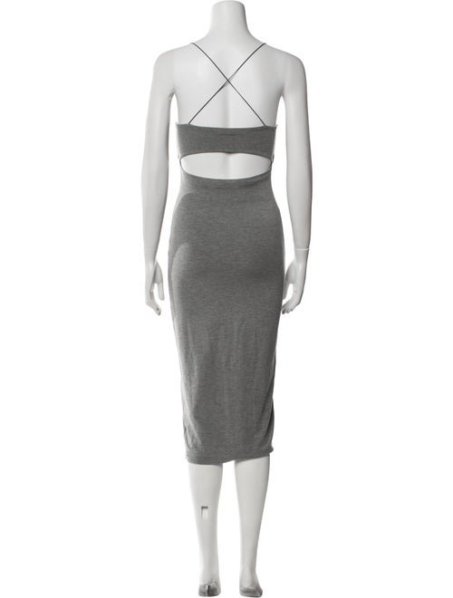 Alexanderwang.T Square Neckline Midi Length Dress