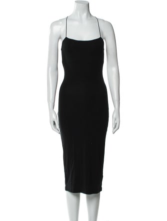 T by Alexander Wang Square Neckline Mini Dress
