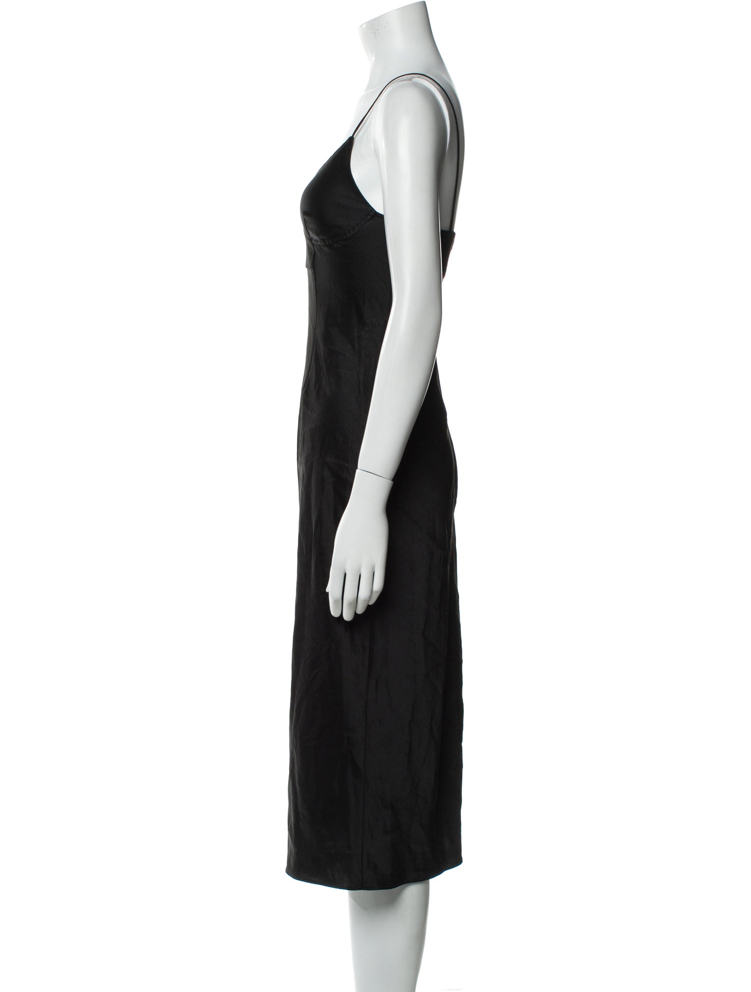 Alexanderwang.T V-Neck Midi Length Dress