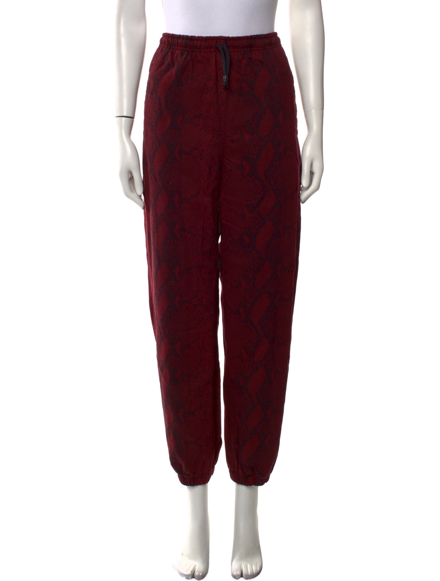 Alexander Wang Animal Print Wide Leg Pants