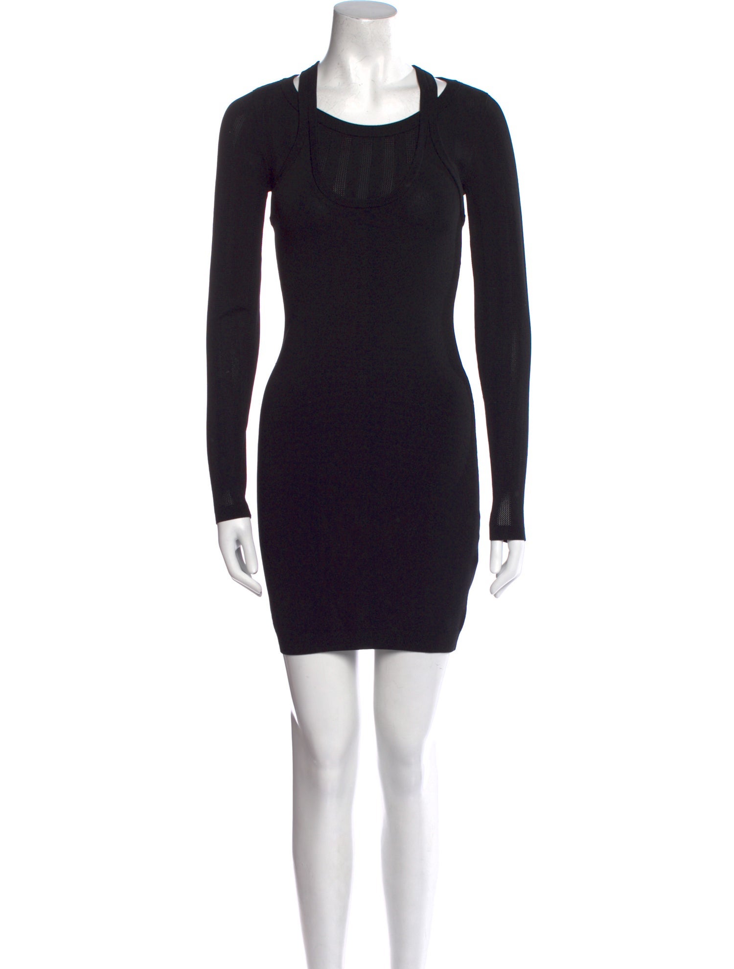 Alexanderwang.T Scoop Neck Mini Dress