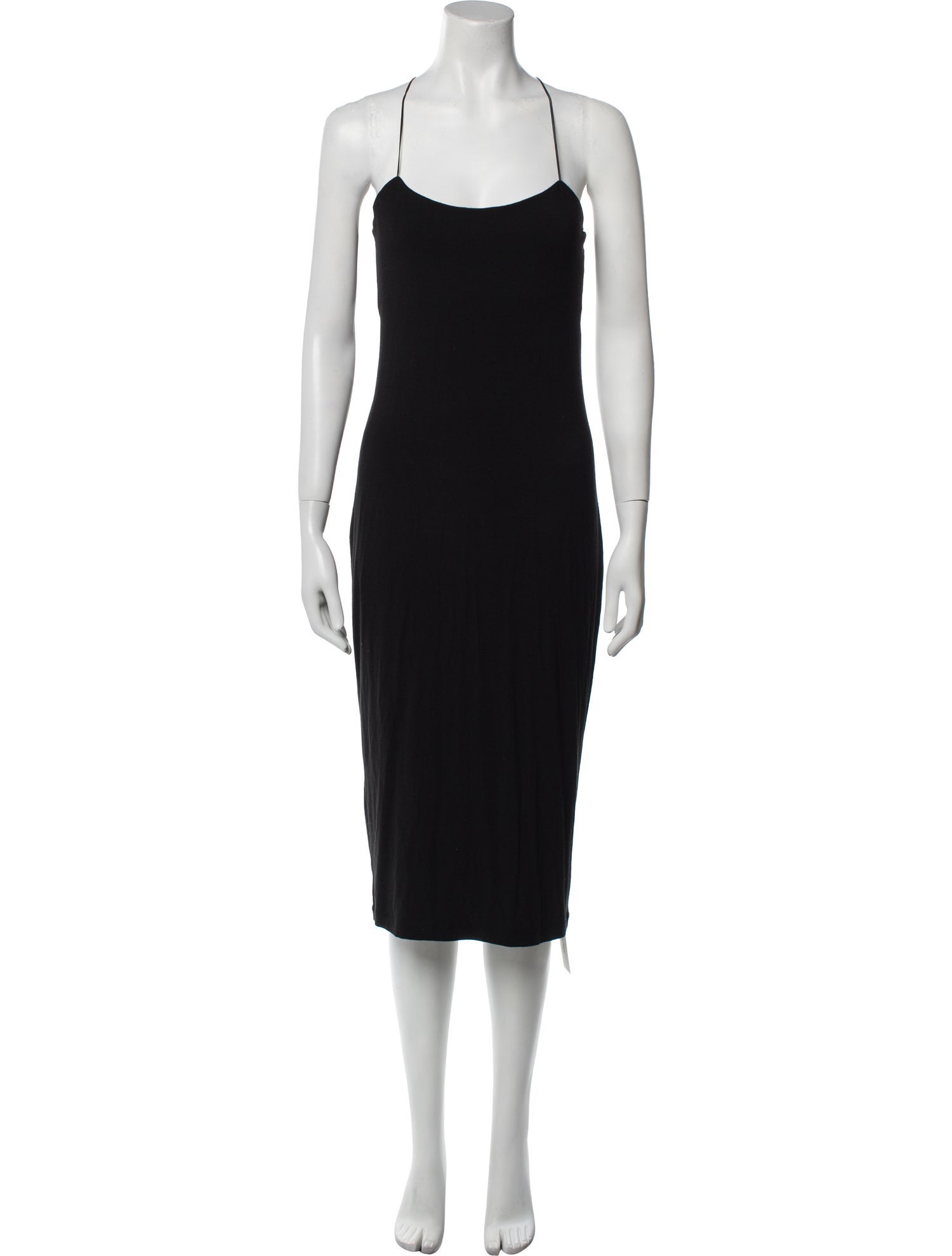 Alexanderwang.T Scoop Neck Midi Length Dress