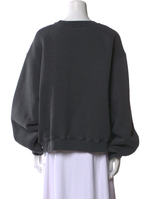 Alexanderwang.T Scoop Neck Long Sleeve Sweatshirt