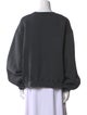 Alexanderwang.T Scoop Neck Long Sleeve Sweatshirt