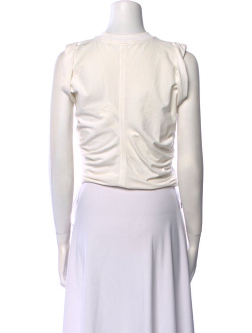 Alexanderwang.T Crew Neck Sleeveless Crop Top
