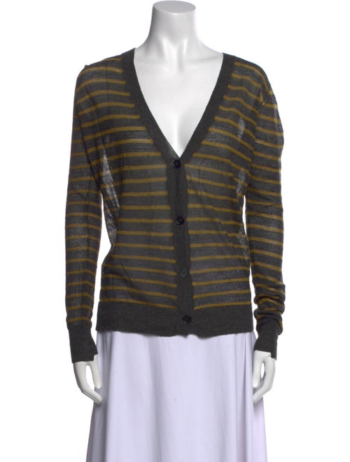Alexanderwang.T Striped V-Neck Top