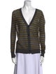 Alexanderwang.T Striped V-Neck Top