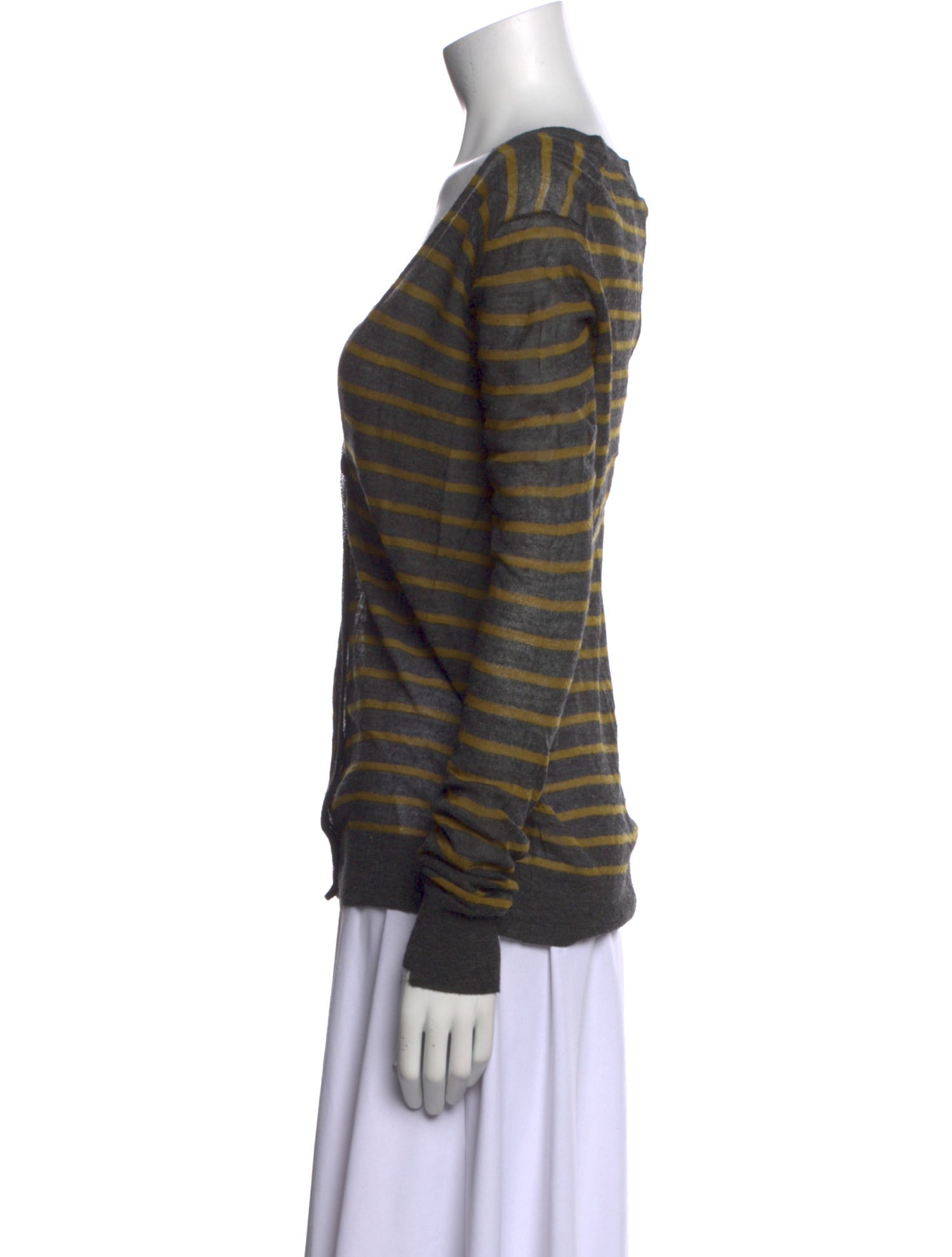 Alexanderwang.T Striped V-Neck Top