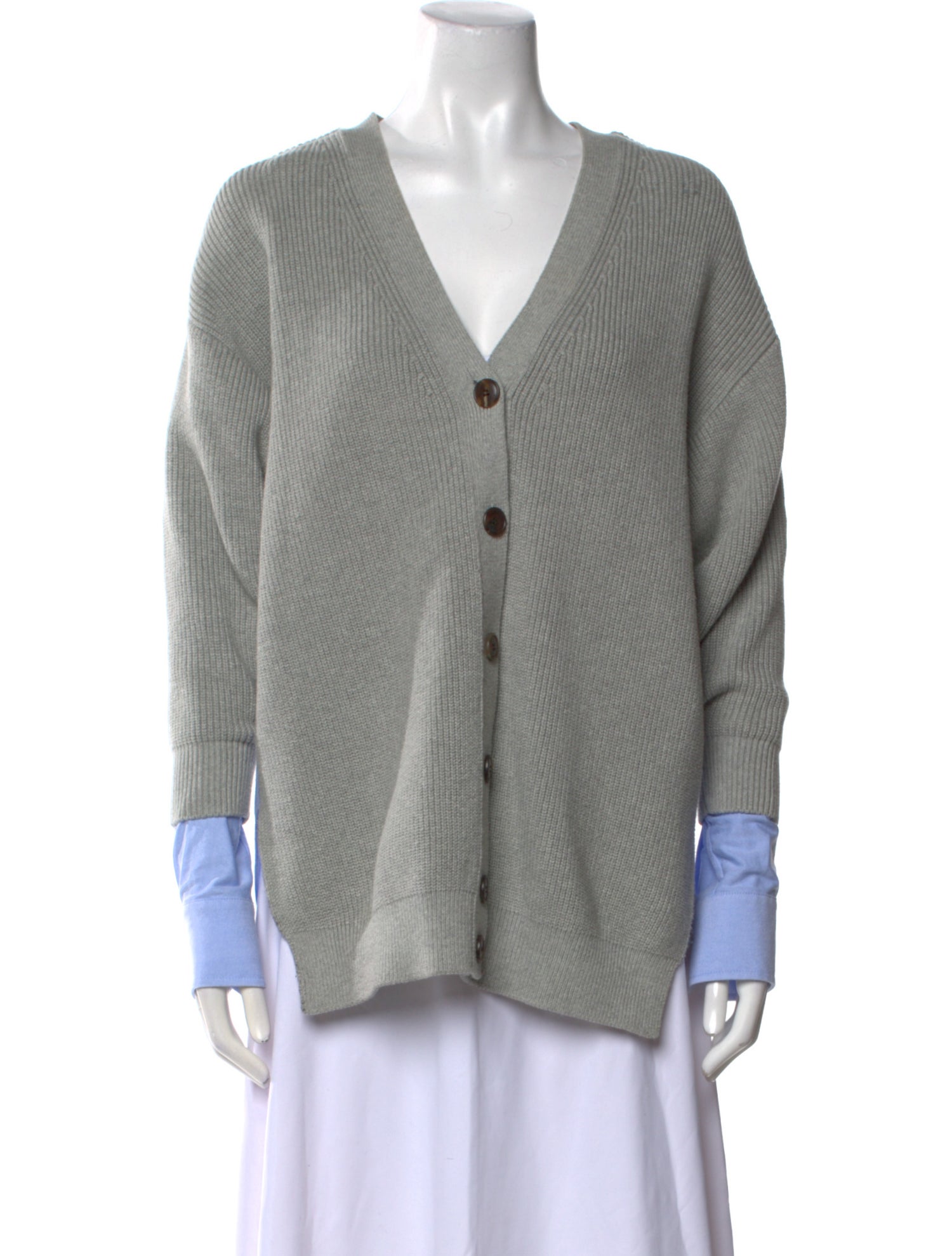 Alexanderwang.T Colorblock Pattern V-Neck Sweater