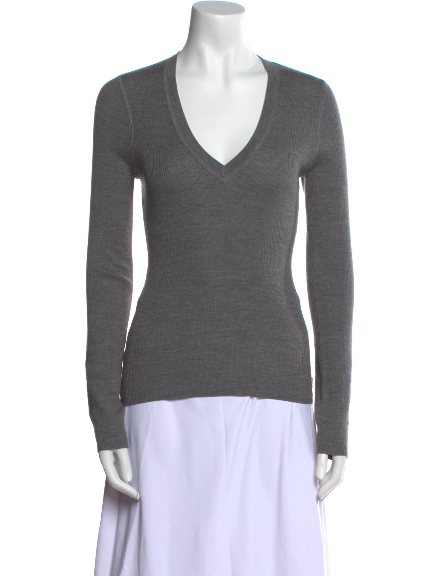 Alexanderwang.T Merino Wool V-Neck Top