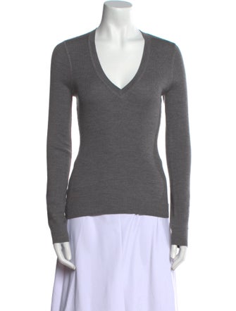 Alexanderwang.T Merino Wool V-Neck Top