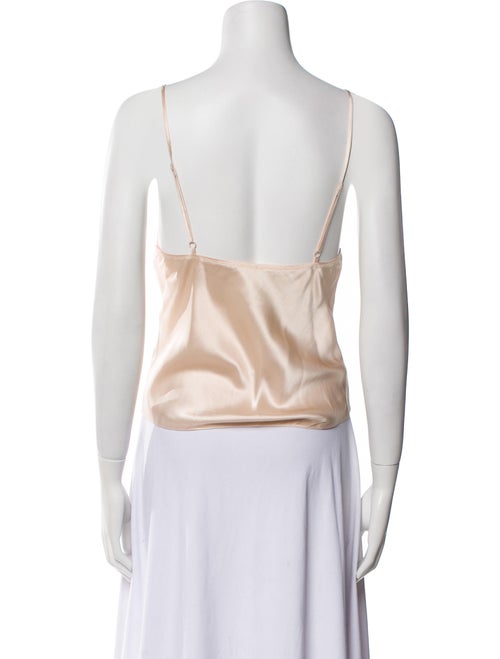 Alexanderwang.T Silk V-Neck Crop Top