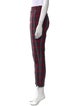 Alexanderwang.T Plaid Print Skinny Leg Pants