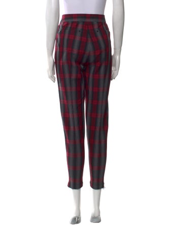 Alexanderwang.T Plaid Print Skinny Leg Pants