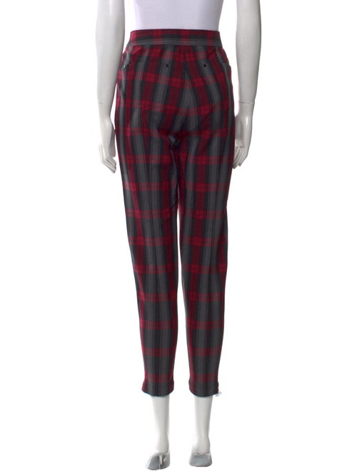 Alexanderwang.T Plaid Print Skinny Leg Pants