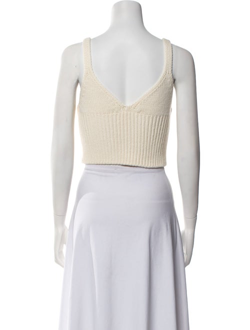 Alexanderwang.T V-Neck Sleeveless Crop Top