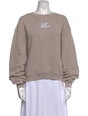Alexanderwang.T Crew Neck Long Sleeve Sweatshirt