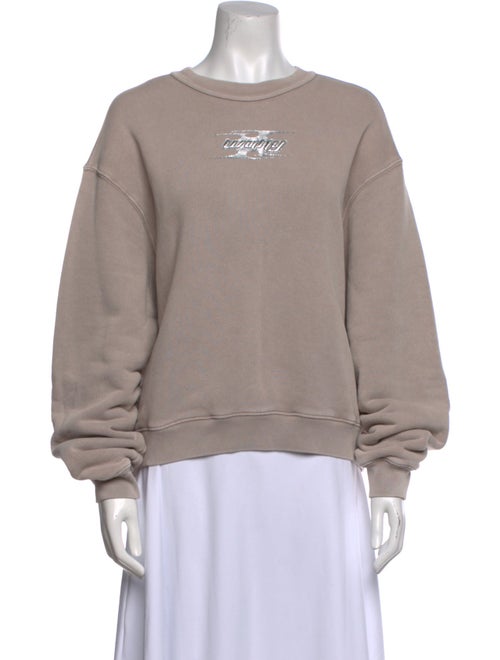 Alexanderwang.T Crew Neck Long Sleeve Sweatshirt