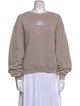 Alexanderwang.T Crew Neck Long Sleeve Sweatshirt