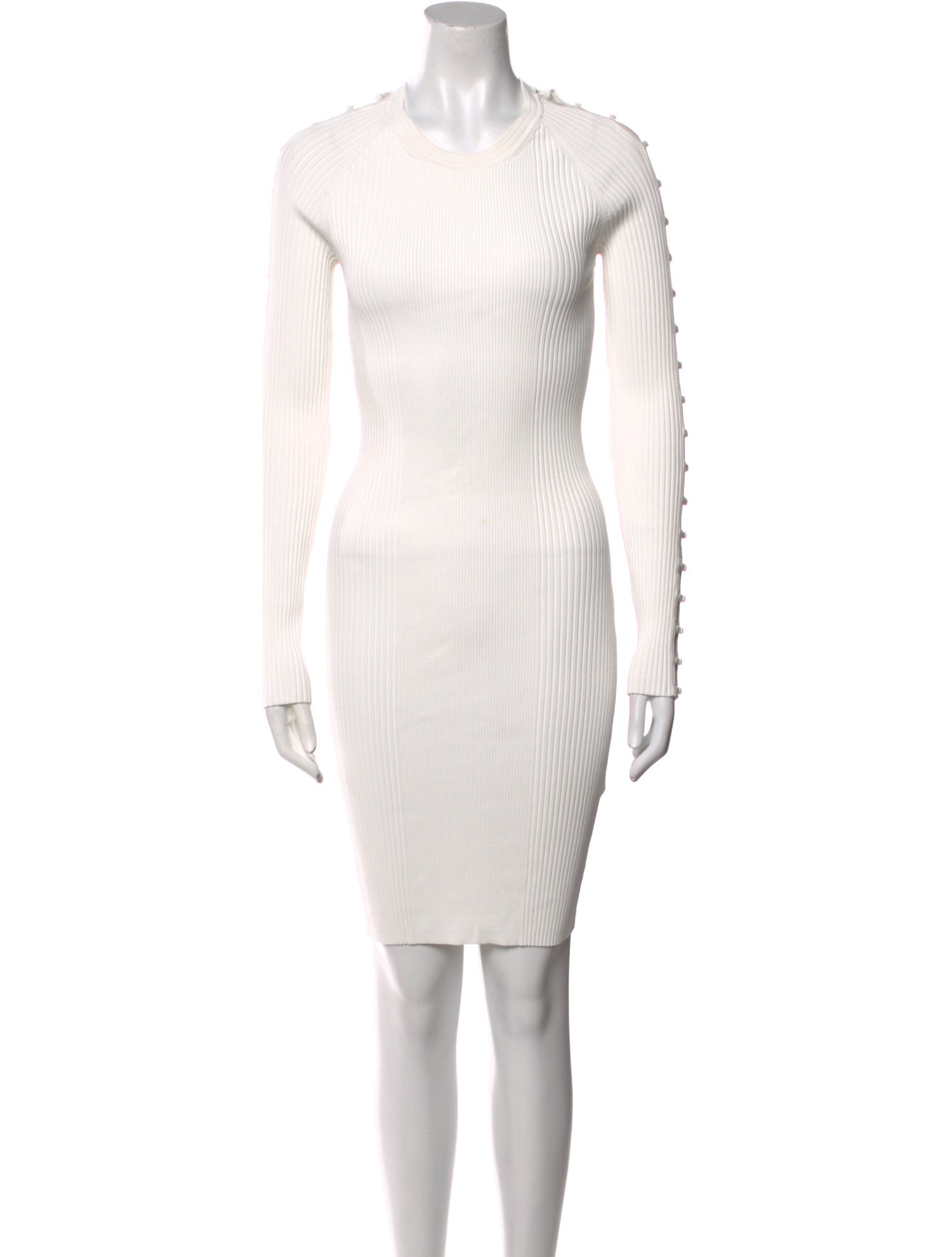 T by Alexander Wang Crew Neck Knee-Length Dress