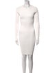 T by Alexander Wang Crew Neck Knee-Length Dress